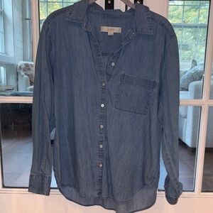 LOFT Indigo Denim Shirt